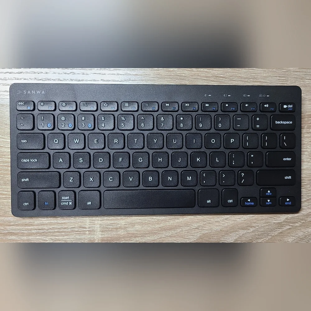 Sanwa GSKBBT28BK Bluetooth Keyboard – Slim & Portable